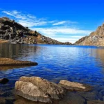 Gosaikunda Lake at 4380 meters altitude in Langtang National Park Nepal