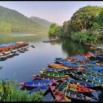 Boating on Phewa Lake in Lakeside Pokhara