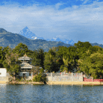 Phewa Lake view in Lakeside Pokhara